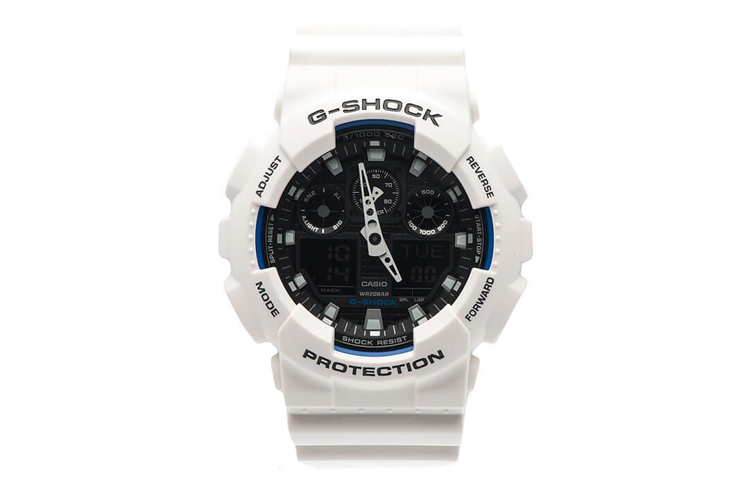 Часы G-Shock GA-100BW-1AER